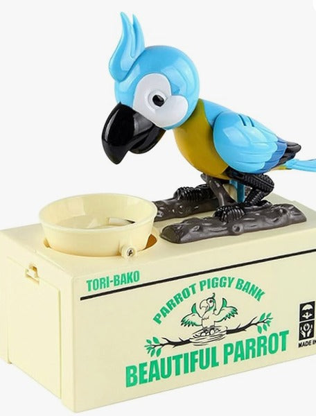 Alcancía Roba Monedas Loro