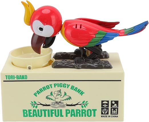 Alcancía Roba Monedas Loro