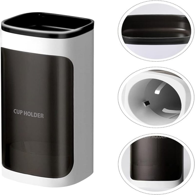 Dispensador adhesivo para vasos portavasos de pared