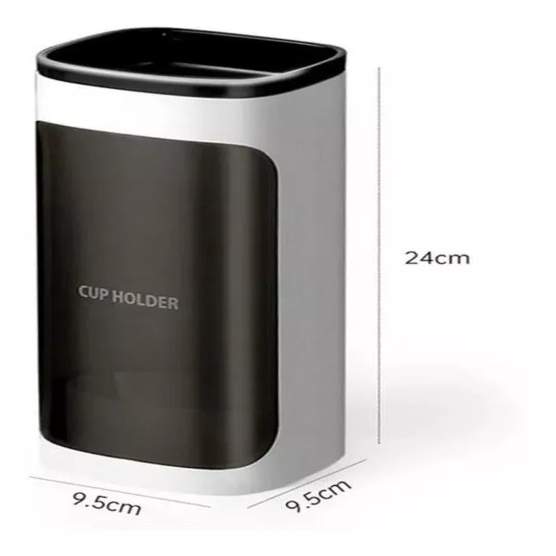 Dispensador adhesivo para vasos portavasos de pared