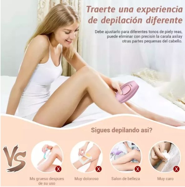 Depiladora Láser Permanente De Luz Pulsada