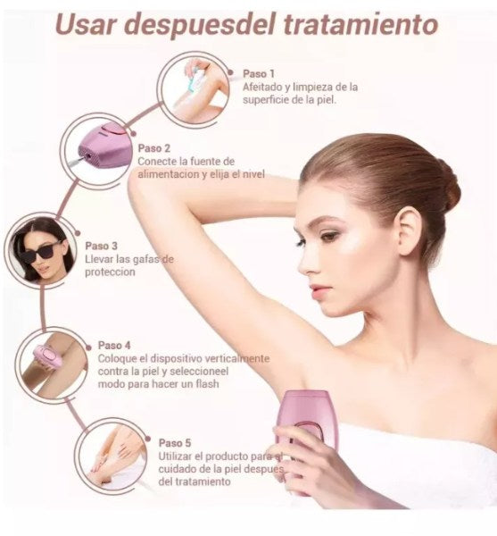Depiladora Láser Permanente De Luz Pulsada