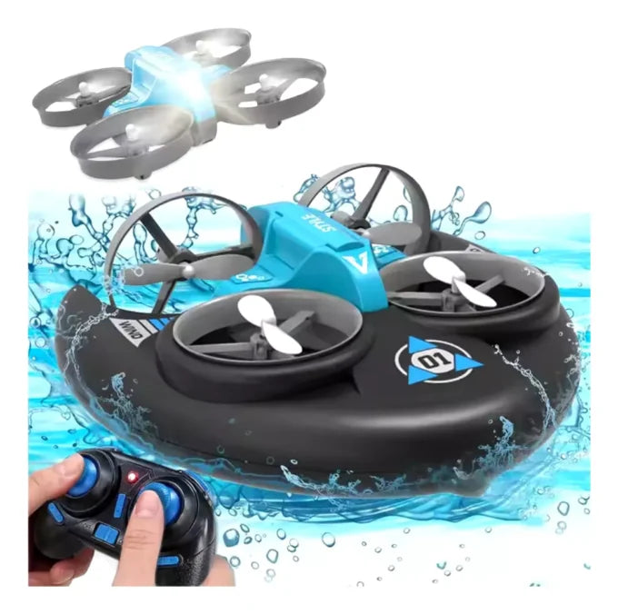 Dron Aéreo Acuático Terrestre 3 En 1 Con Control Remoto H10