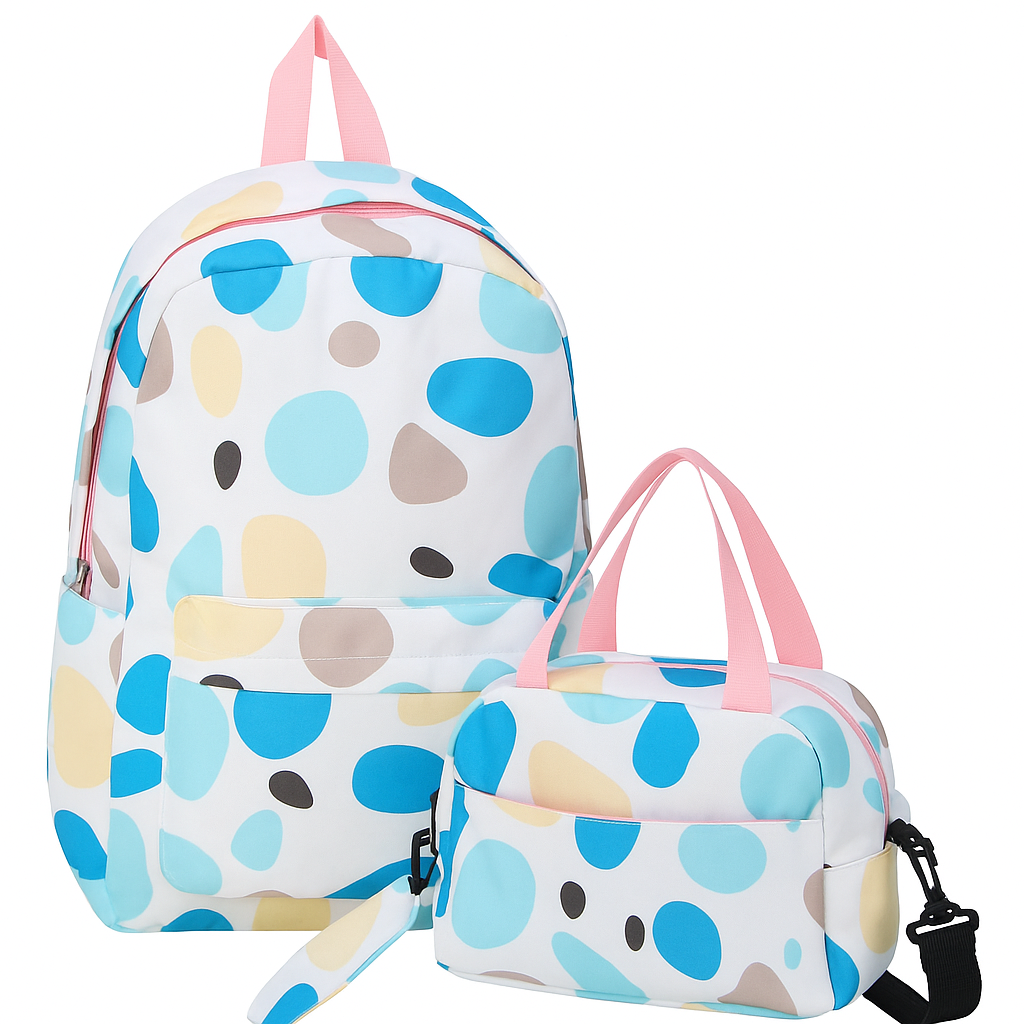 Kit escolar triple maleta lonchera y cartuchera