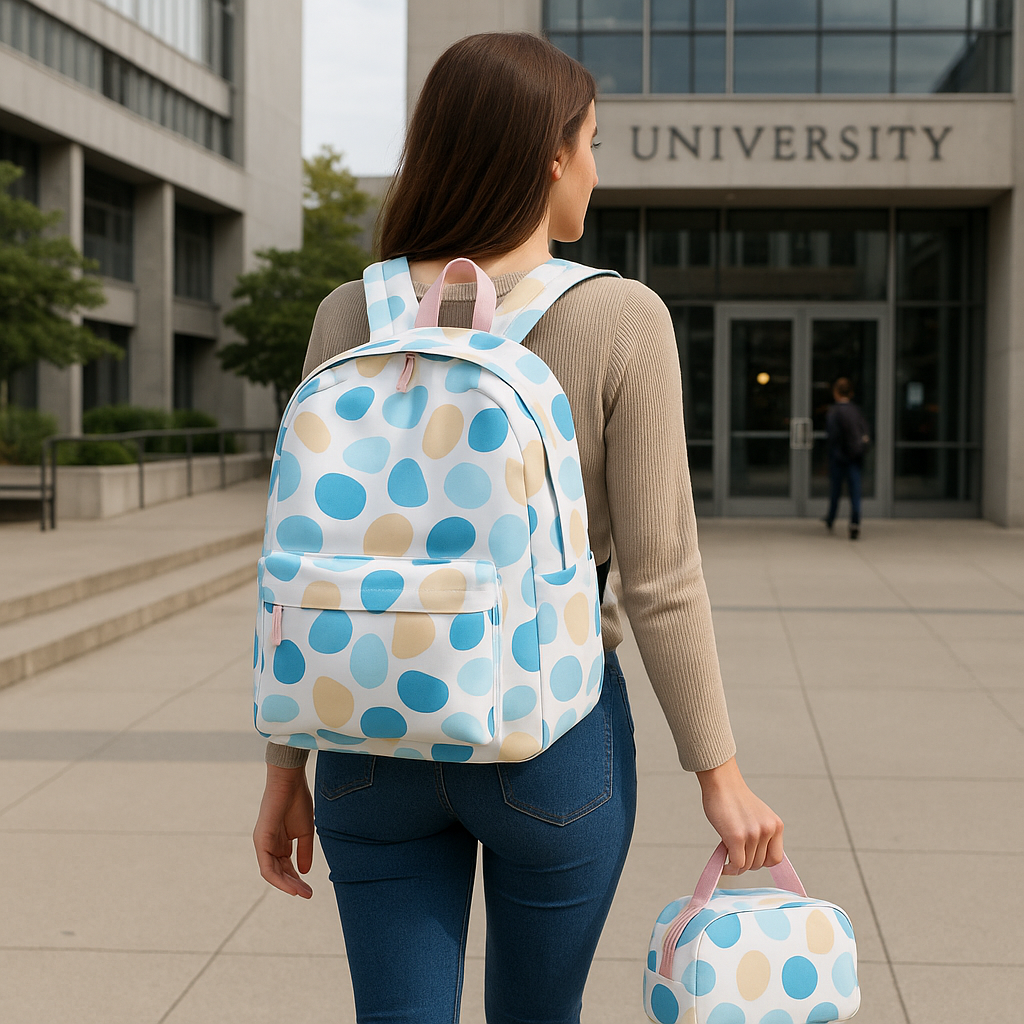 Kit escolar triple maleta lonchera y cartuchera