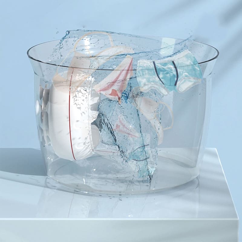 Mini lavadora turbina automatica portatil