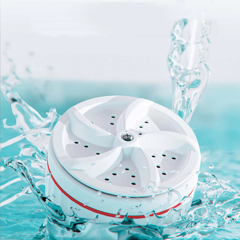 Mini lavadora turbina automatica portatil