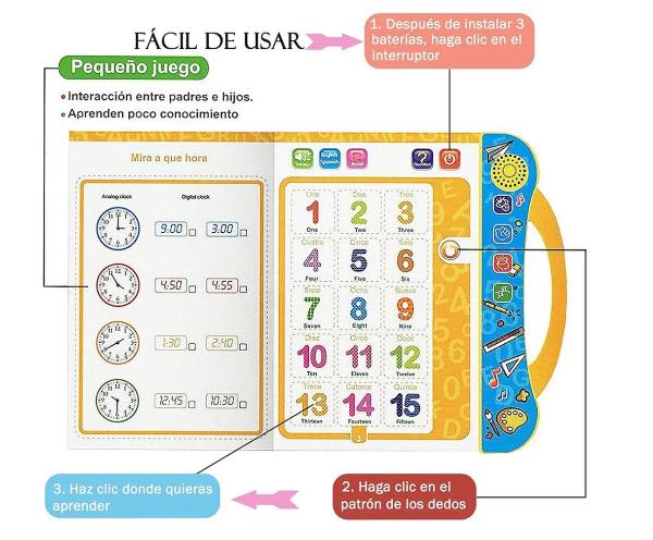 Libro interactivo para niños