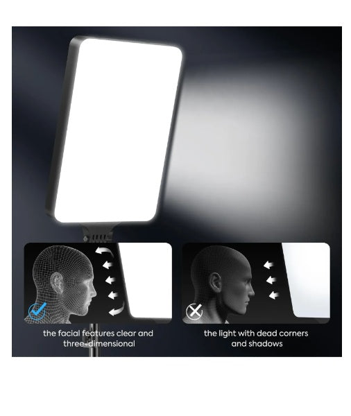 Panel de Luz LED Pro RL19 Profesional 1100W Trípode Control Remoto