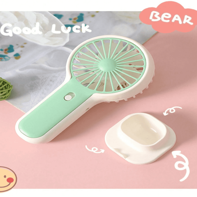 mini ventilador y soporte para celular