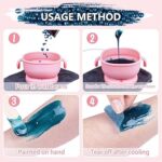 Olla de cera plegable