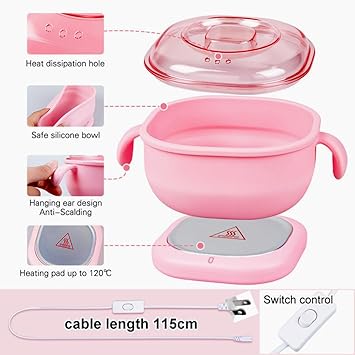 Olla de cera plegable