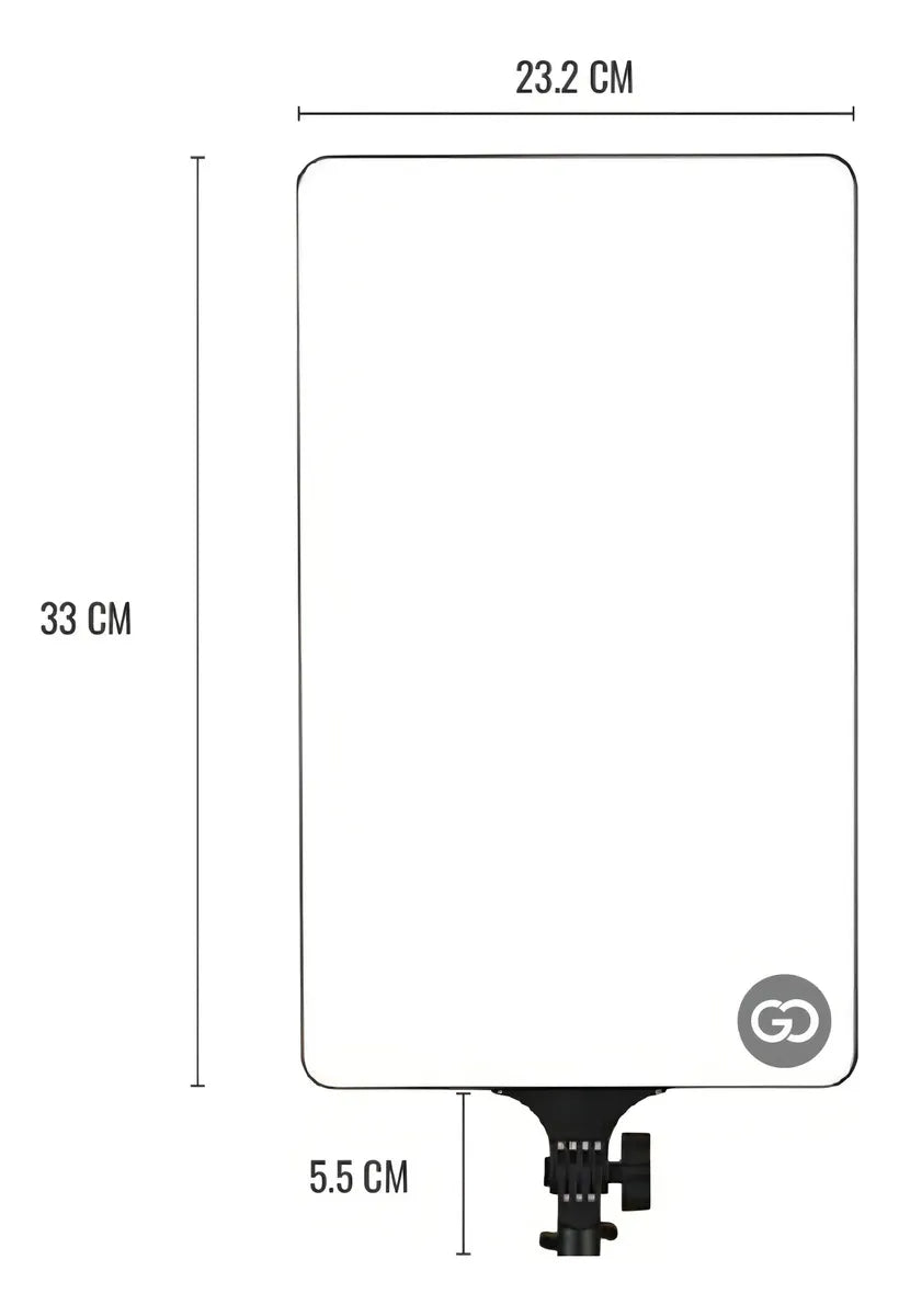 Panel de Luz LED Pro RL16 Profesional 1100W Trípode Control Remoto