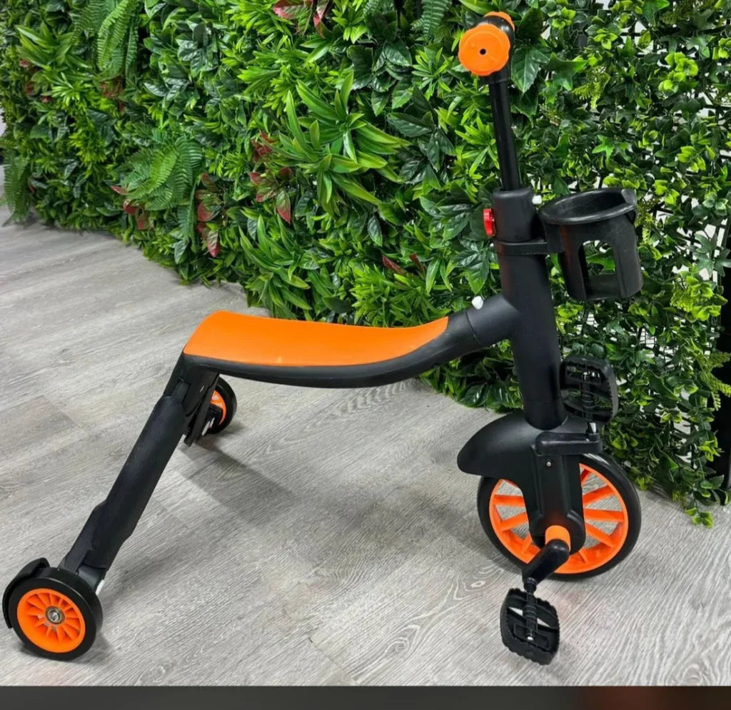 Scooter Monopatin 3 En 1 Triciclo Bicicleta Impulso