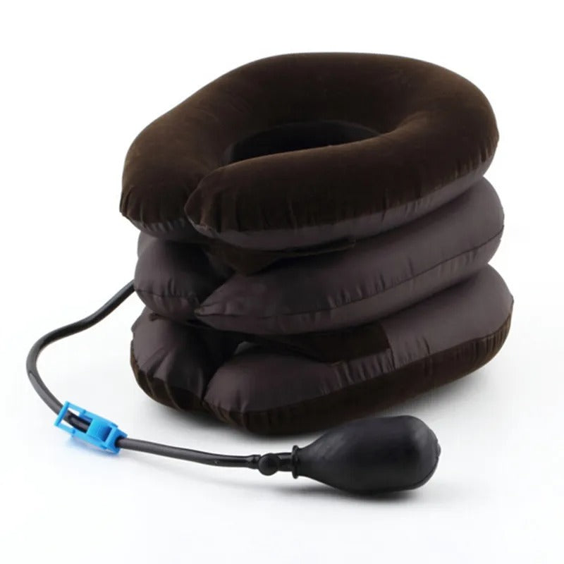 Soporte inflable para cuello almohada cervical
