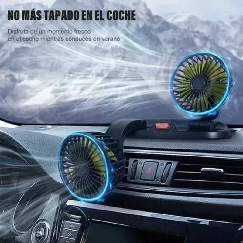 Ventilador doble refrigerante para carro