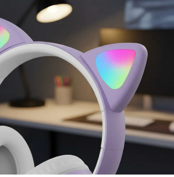 Auriculares Bluetooth De Gato