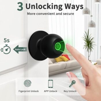 cerradura inteligente tipo perilla