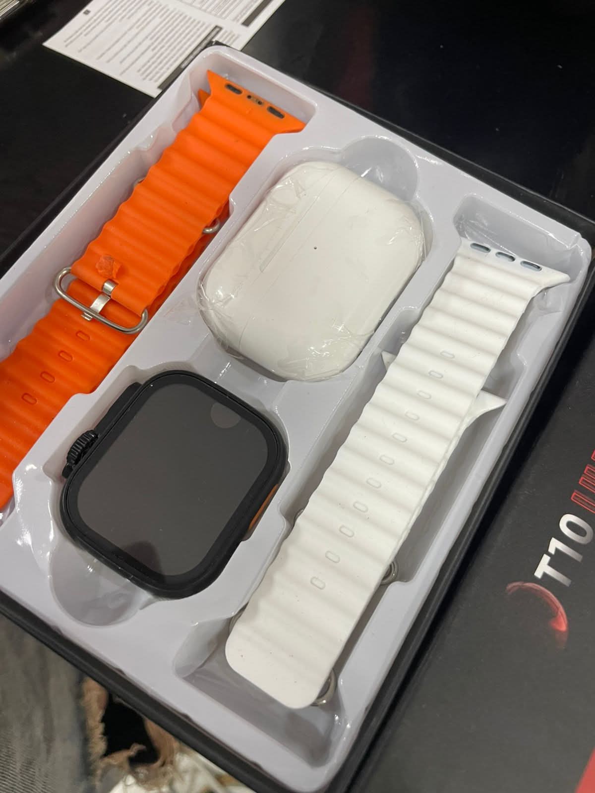 reloj inteligente T10 Ultra Max y auriculares inalámbricos TWS