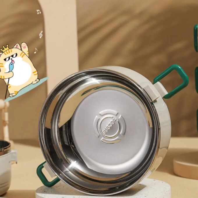 Lonchera porta comida 2 en 1 almacenador térmico alimentos