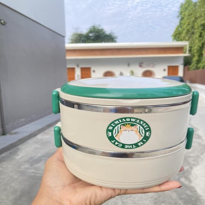 Lonchera porta comida 2 en 1 almacenador térmico alimentos