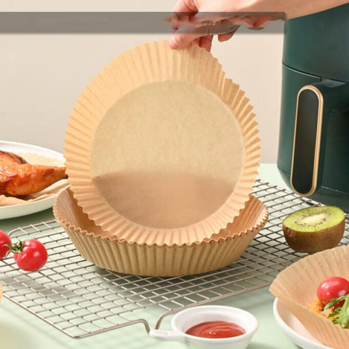 Papel 16cm anti adherente para freidora