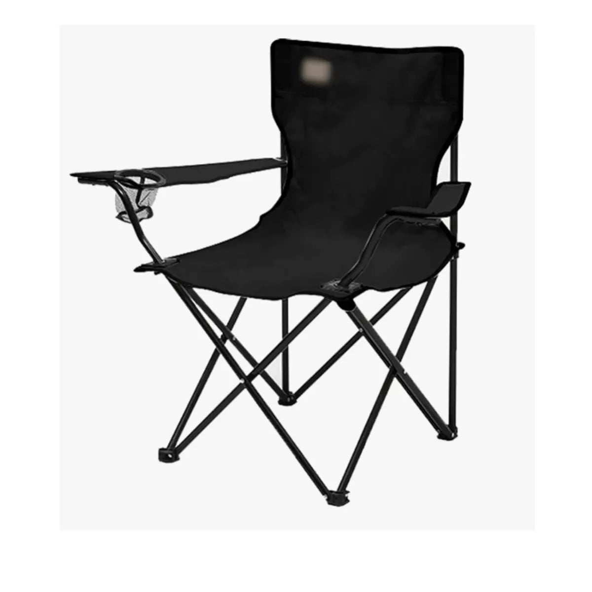 Silla Grande Plegable Con Brazos Y Bolso